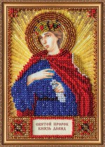 Набор для вышивки бисером именной мини-иконы «Святой Давид»