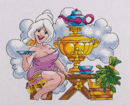 Набор для вышивания " PANNA" VK- 1628 ( ВК- 1628 ) " С легким паром!" 