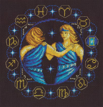 Набор для вышивания " PANNA" ZN- 0924 ( ЗН- 0924 ) " Знаки Зодиака. Близнецы" 